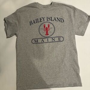 Gray Bailey Island Maine T-Shirt